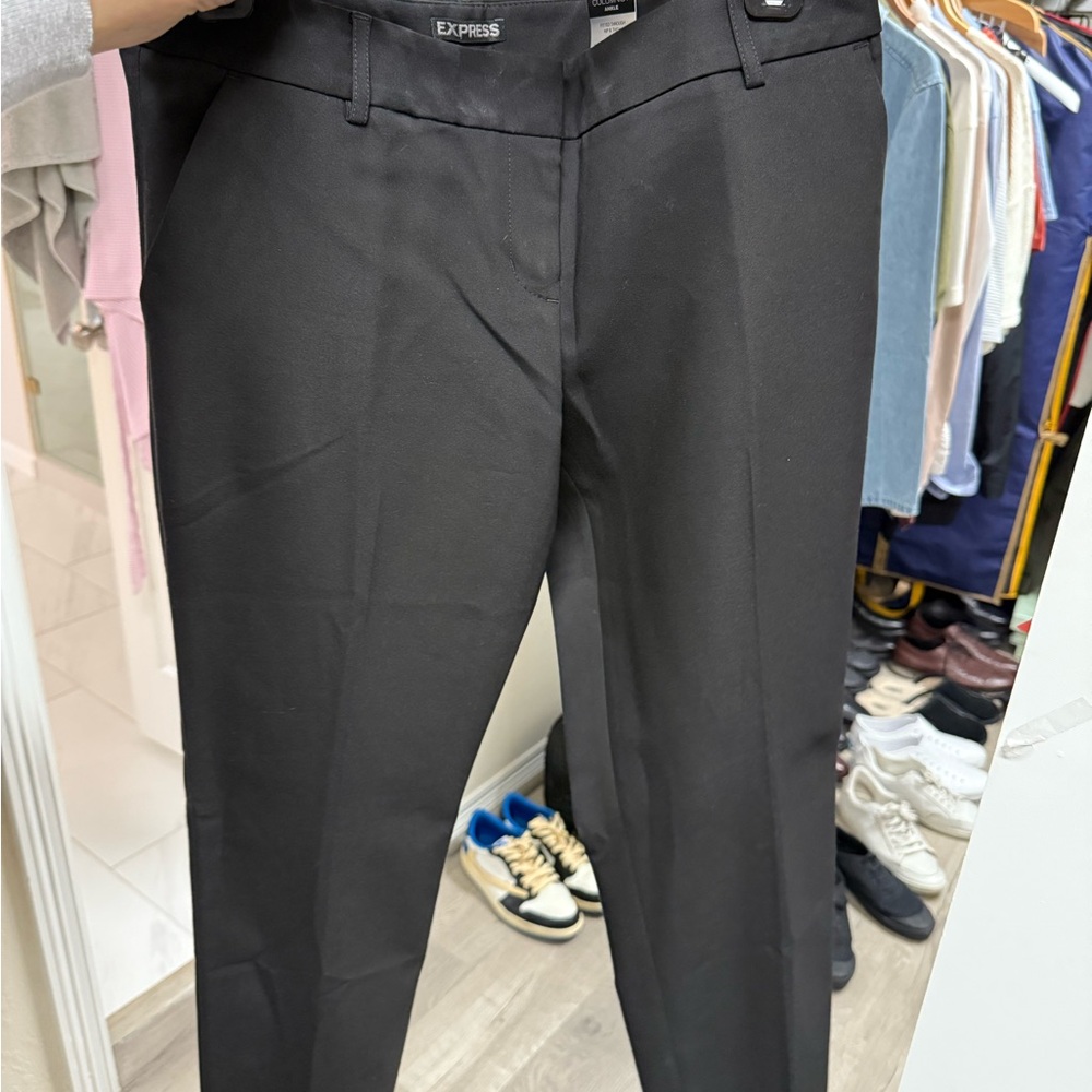 Express Charcoal Ankle Pants